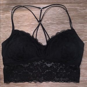 GILLY HICKS Black Strappy Bralette